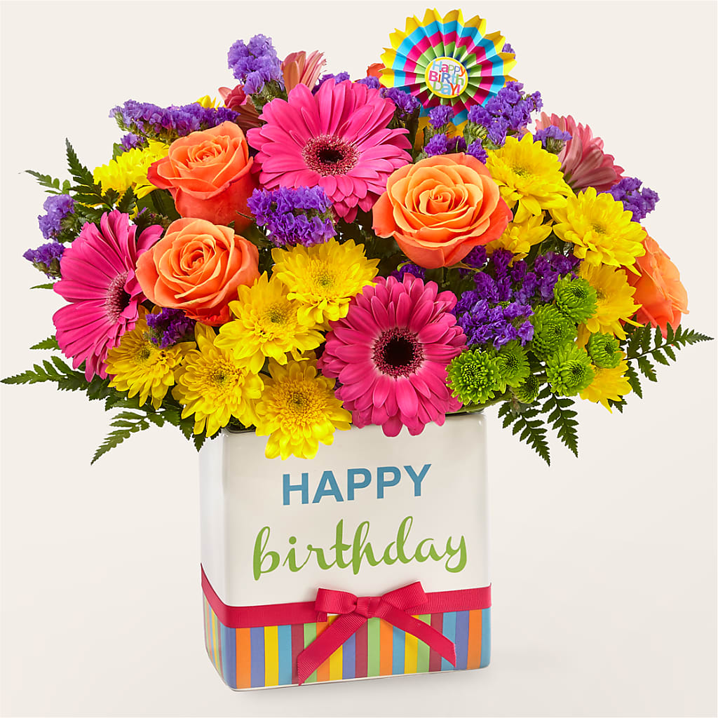 Birthday Brights Bouquet – C & C SENSATIONS, Waynesboro VA