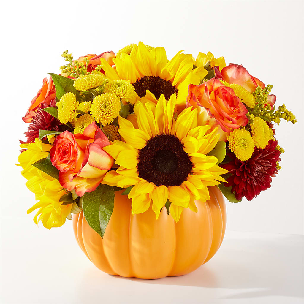 Golden Gourd Pumpkin Bouquet – C & C SENSATIONS, Waynesboro VA
