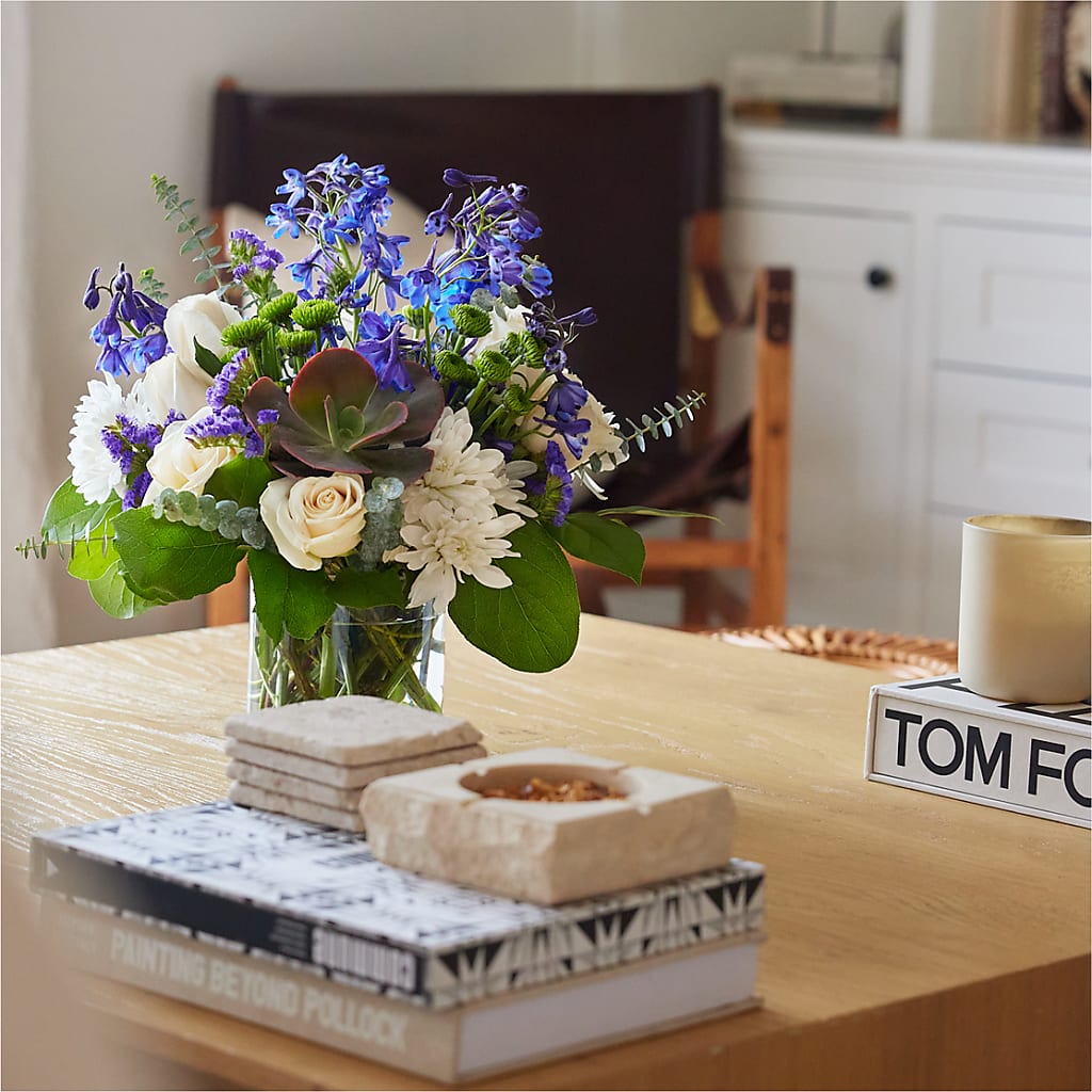 Cerulean Waves Bouquet – C & C SENSATIONS, Waynesboro VA