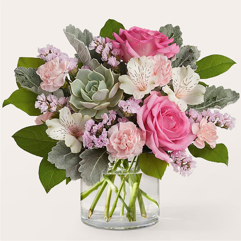 Dusty Rose Bouquet – C & C SENSATIONS, Waynesboro VA