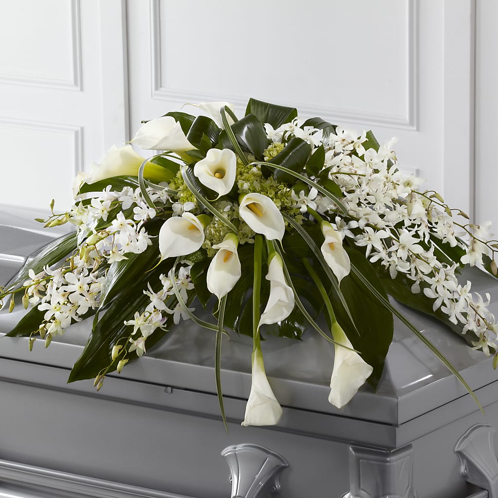 Angel Wings Casket Spray – C & C SENSATIONS, Waynesboro VA