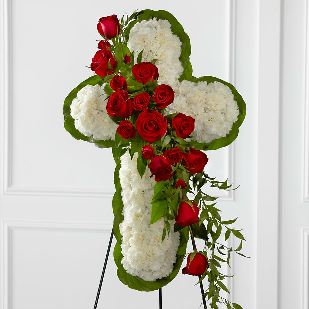 Floral Cross Easel – C & C SENSATIONS, Waynesboro VA