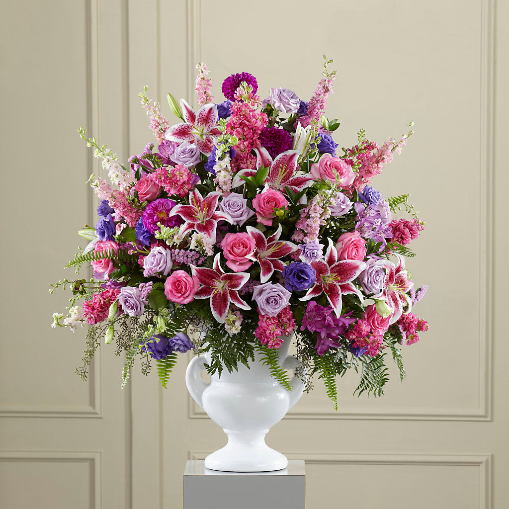 Peaceful Tribute Arrangement – C & C SENSATIONS, Waynesboro VA