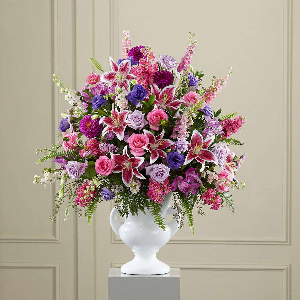 Peaceful Tribute Arrangement – C & C SENSATIONS, Waynesboro VA
