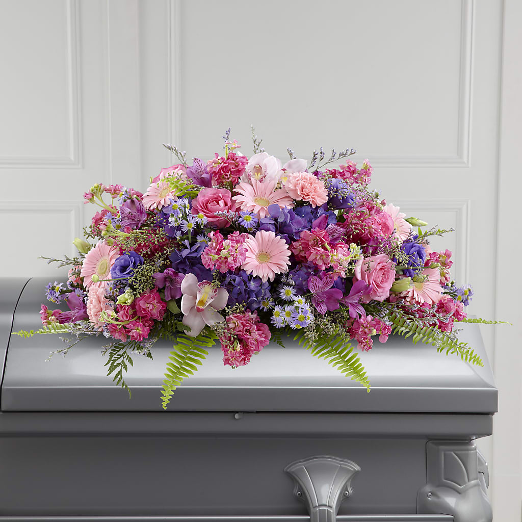 Glorious Garden Casket Spray – C & C SENSATIONS, Waynesboro VA