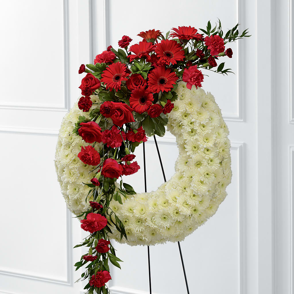 Graceful Tribute Wreath – C & C SENSATIONS, Waynesboro VA