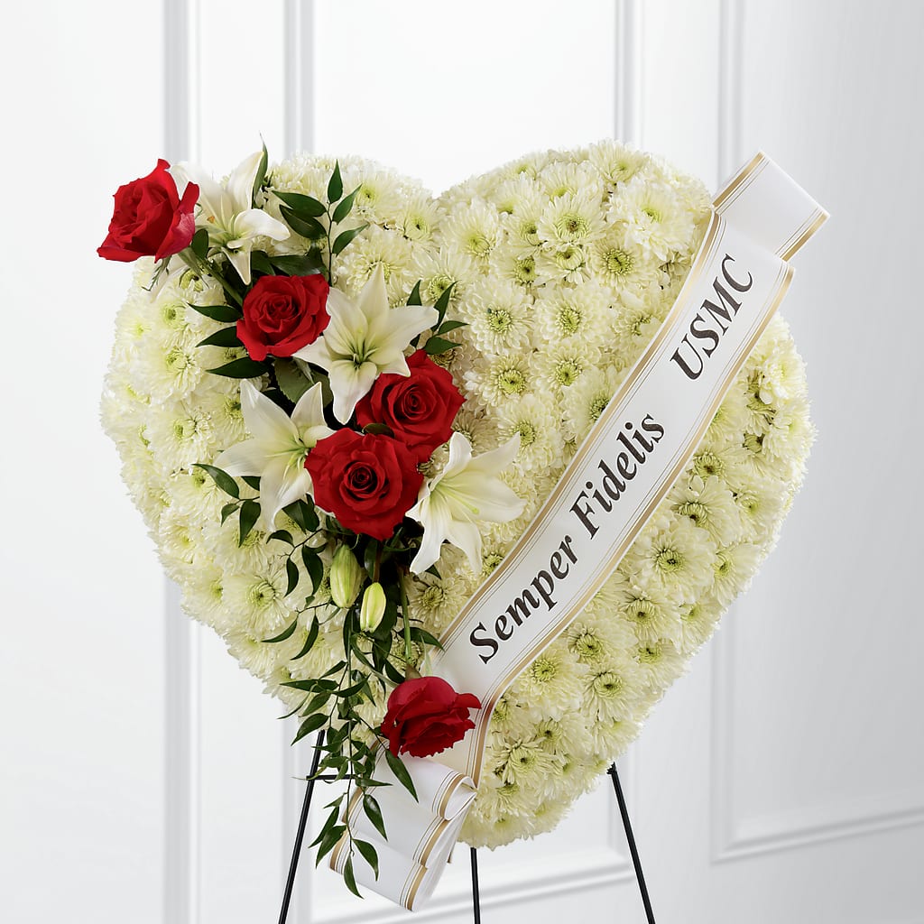 Heartfelt Hero Standing Heart – C & C SENSATIONS, Waynesboro VA