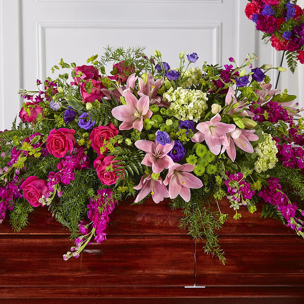 Radiant Tribute Casket Spray – C & C SENSATIONS, Waynesboro VA