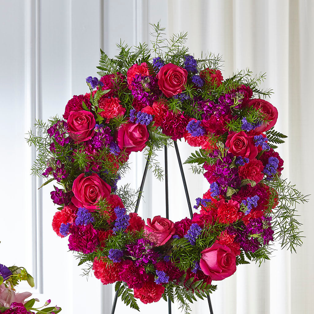 Calming Colors Wreath – C & C SENSATIONS, Waynesboro VA