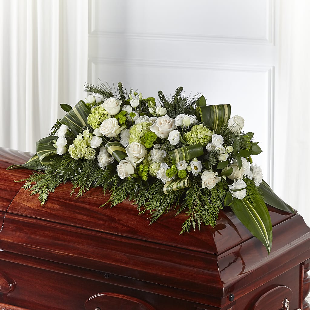 Hopeful Gesture Casket Spray – C & C SENSATIONS, Waynesboro VA