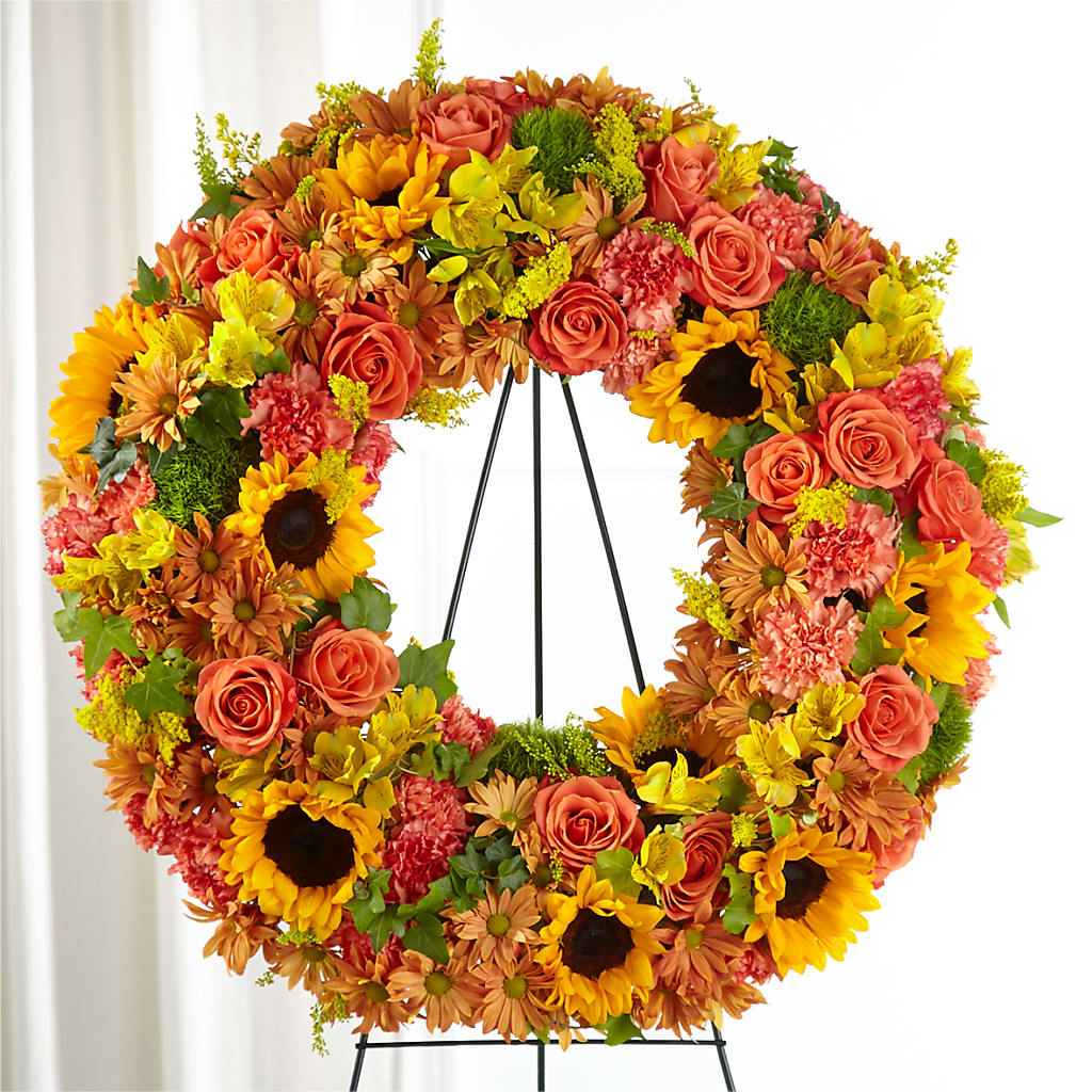 Autumnal Memories Wreath (Standard) – C & C SENSATIONS, Waynesboro VA