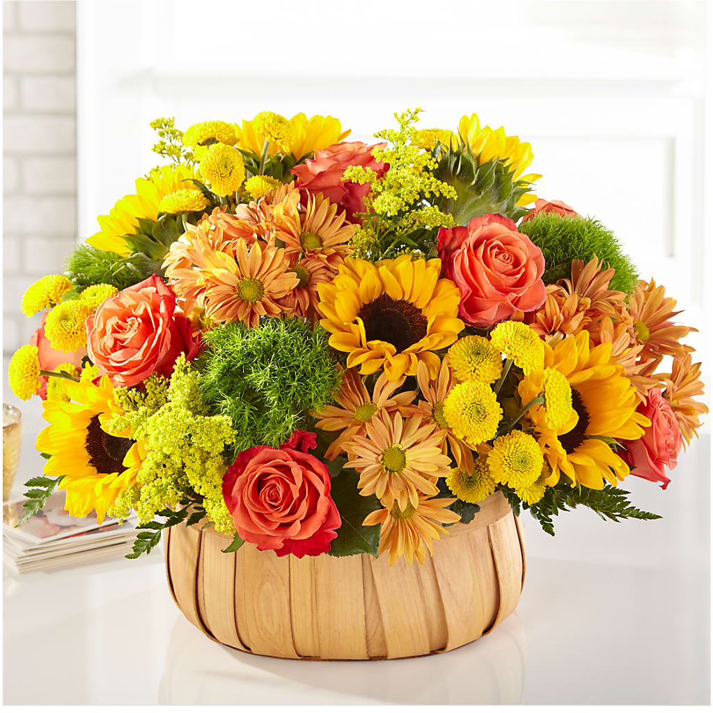Harvest Sunflower Basket – C & C SENSATIONS, Waynesboro VA