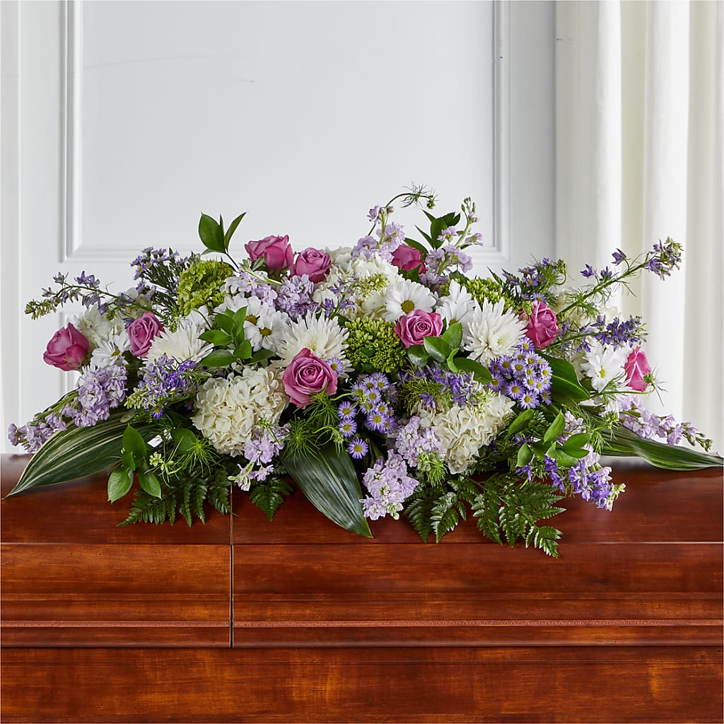 Meadows of Serenity Casket Spray – C & C SENSATIONS, Waynesboro VA