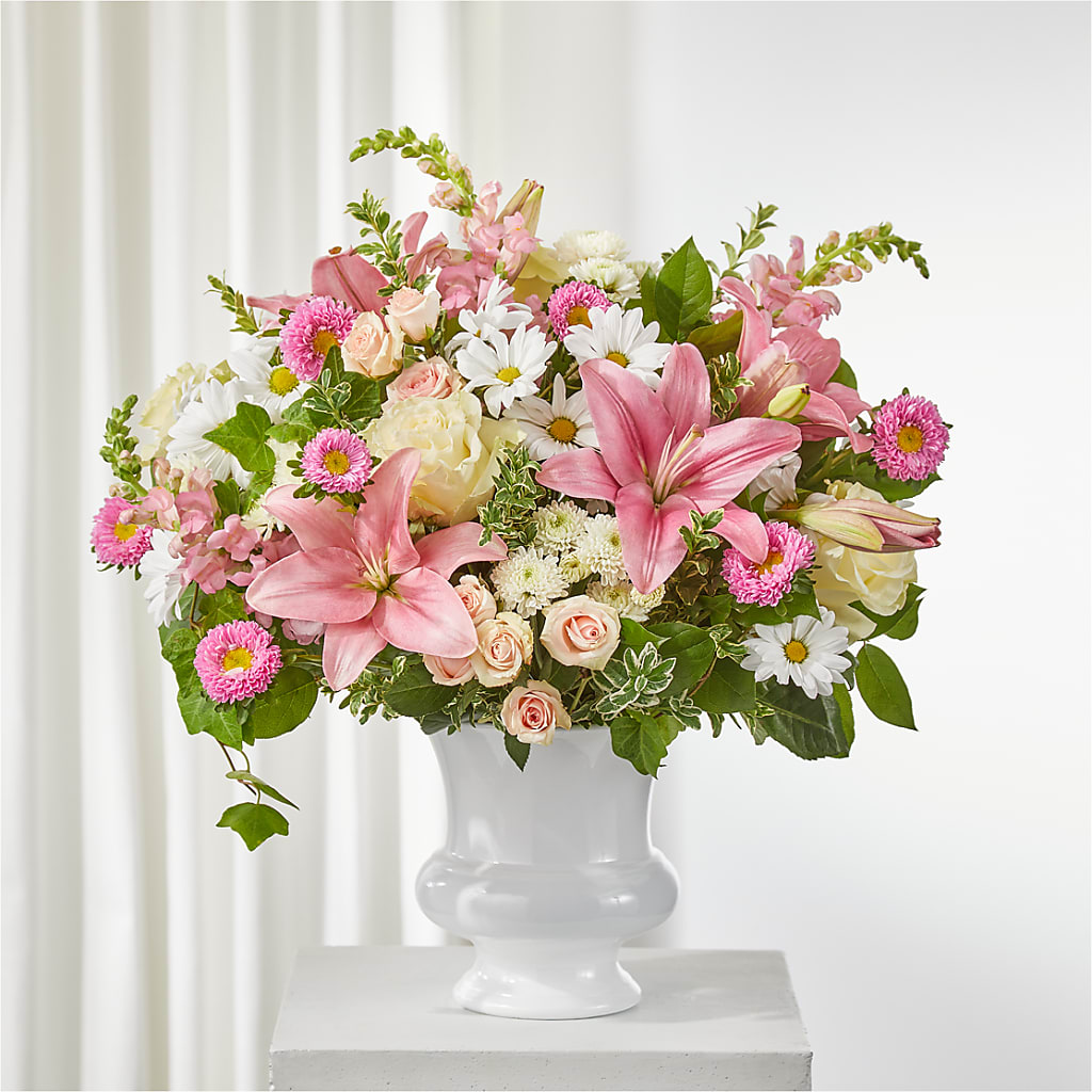 Empathetic Blooms Urn Arrangement – C & C SENSATIONS, Waynesboro VA