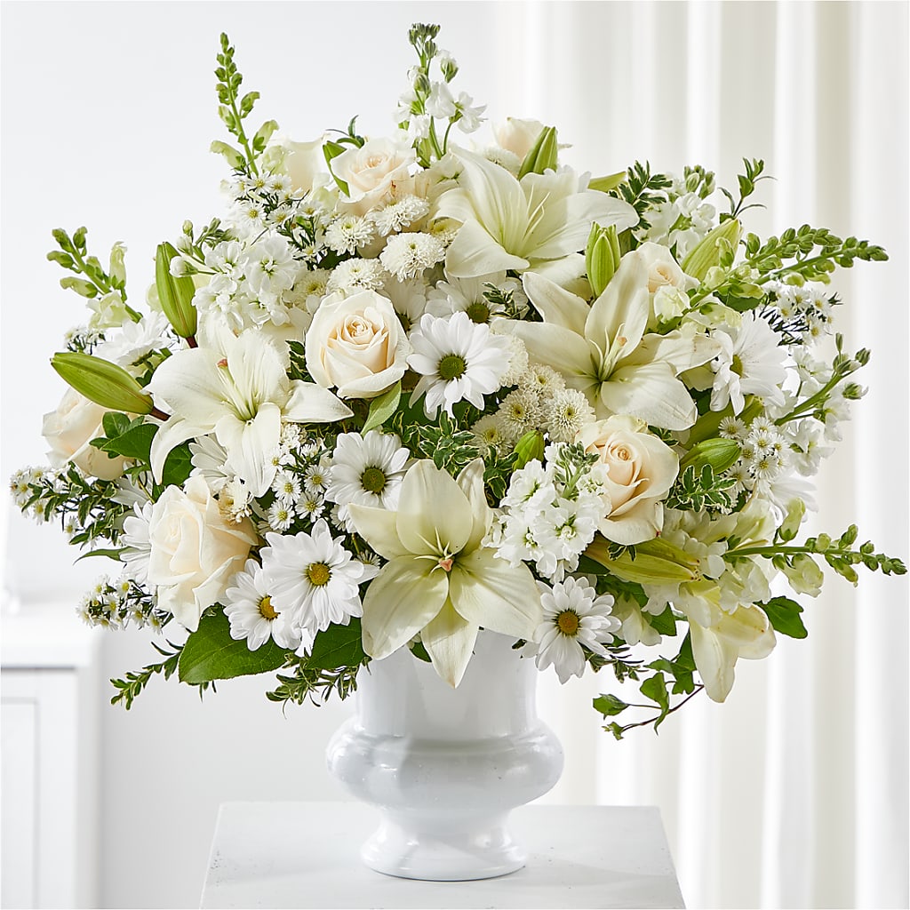 Uplifting Urn Arrangement – C & C SENSATIONS, Waynesboro VA