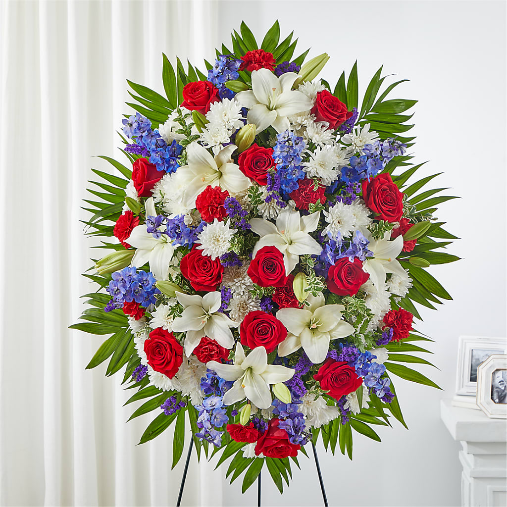 Cherished Service Standing Spray – C & C SENSATIONS, Waynesboro VA