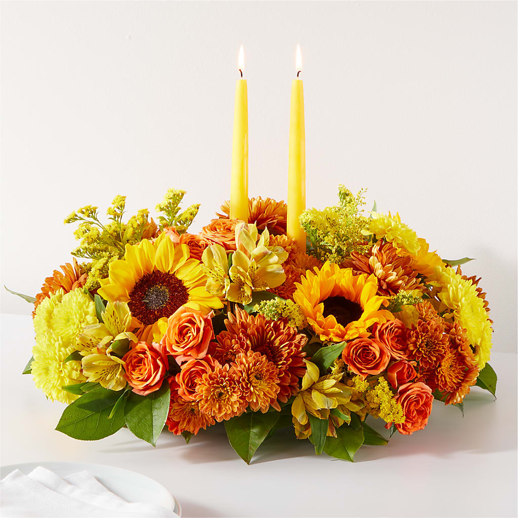 Autumn Harmony Centerpiece – C & C SENSATIONS, Waynesboro VA