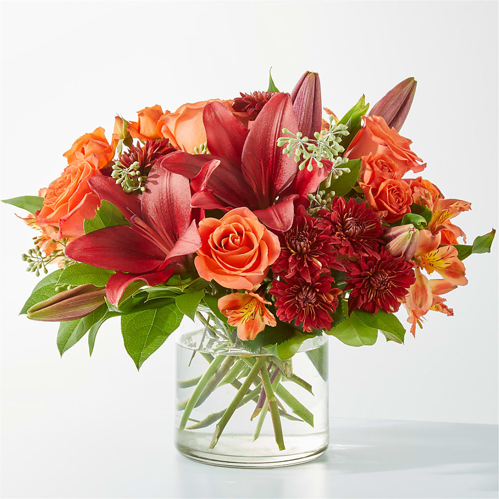 Crimson Leaves Bouquet – C & C SENSATIONS, Waynesboro VA