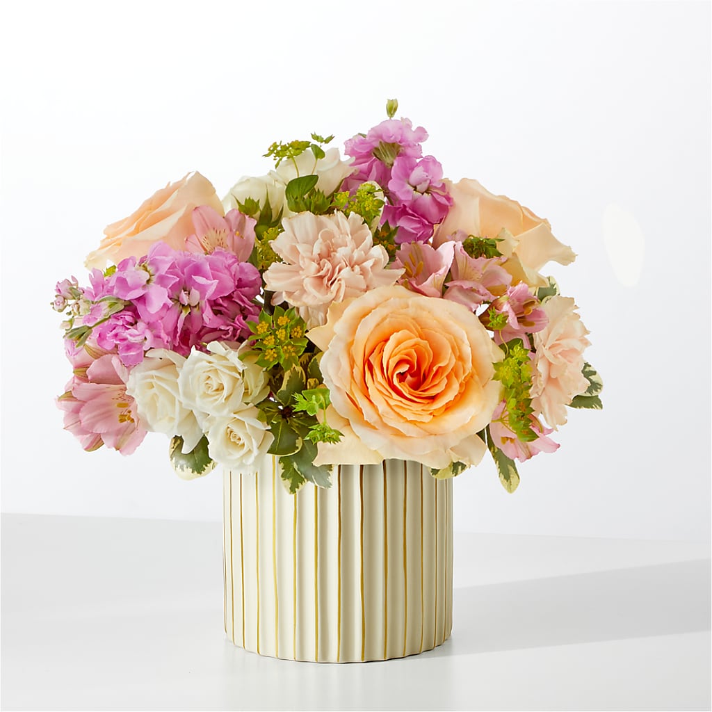 Paradise Bouquet with Ivory Vase – C & C SENSATIONS, Waynesboro VA