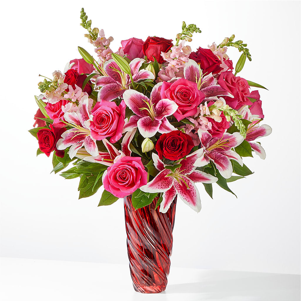 Always You Bouquet with Luxe Swirl Vase – C & C SENSATIONS, Waynesboro VA