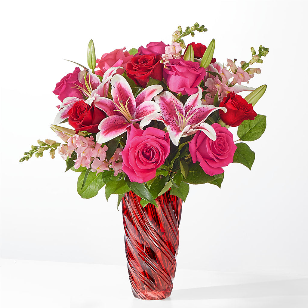 Always You Bouquet with Luxe Swirl Vase – C & C SENSATIONS, Waynesboro VA