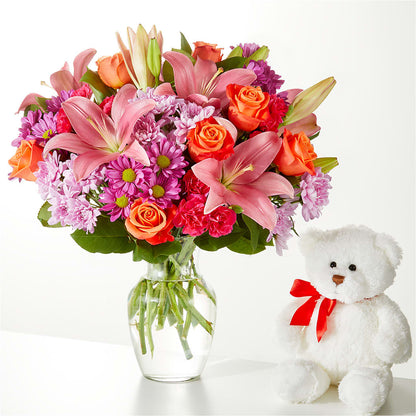 One and Only Bouquet and Bear Bundle – C & C SENSATIONS, Waynesboro VA