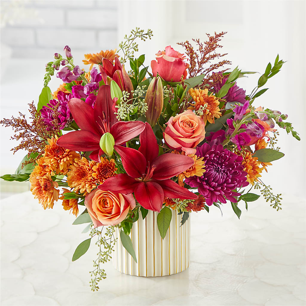 Burgundy Landscape Bouquet – C & C SENSATIONS, Waynesboro VA