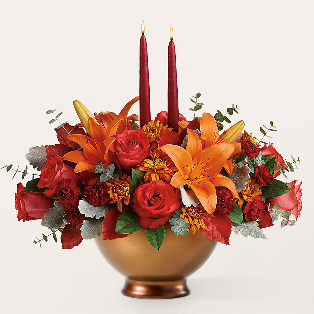 Fruits of Fall Centerpiece – C & C SENSATIONS, Waynesboro VA