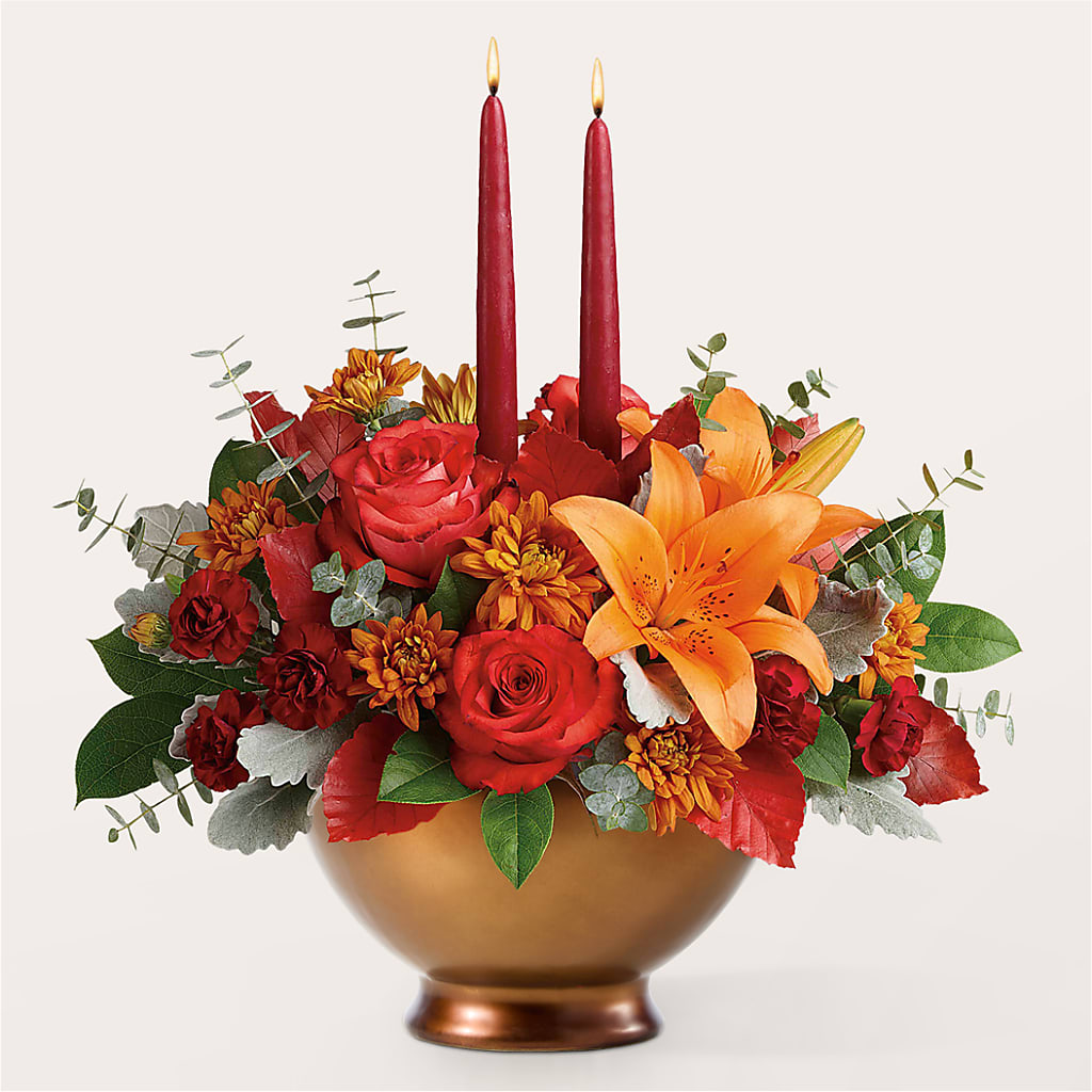 Fruits of Fall Centerpiece – C & C SENSATIONS, Waynesboro VA