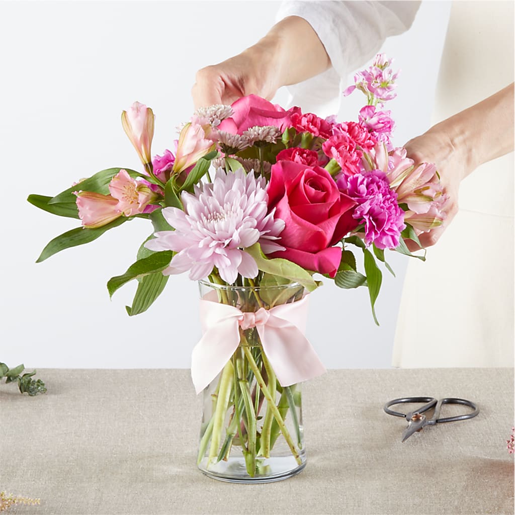 Pink Ribbon - A Florist Original – C & C SENSATIONS, Waynesboro VA