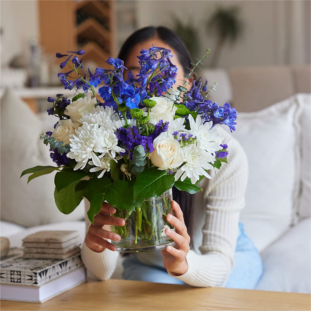 Cerulean Waves Bouquet – C & C SENSATIONS, Waynesboro VA