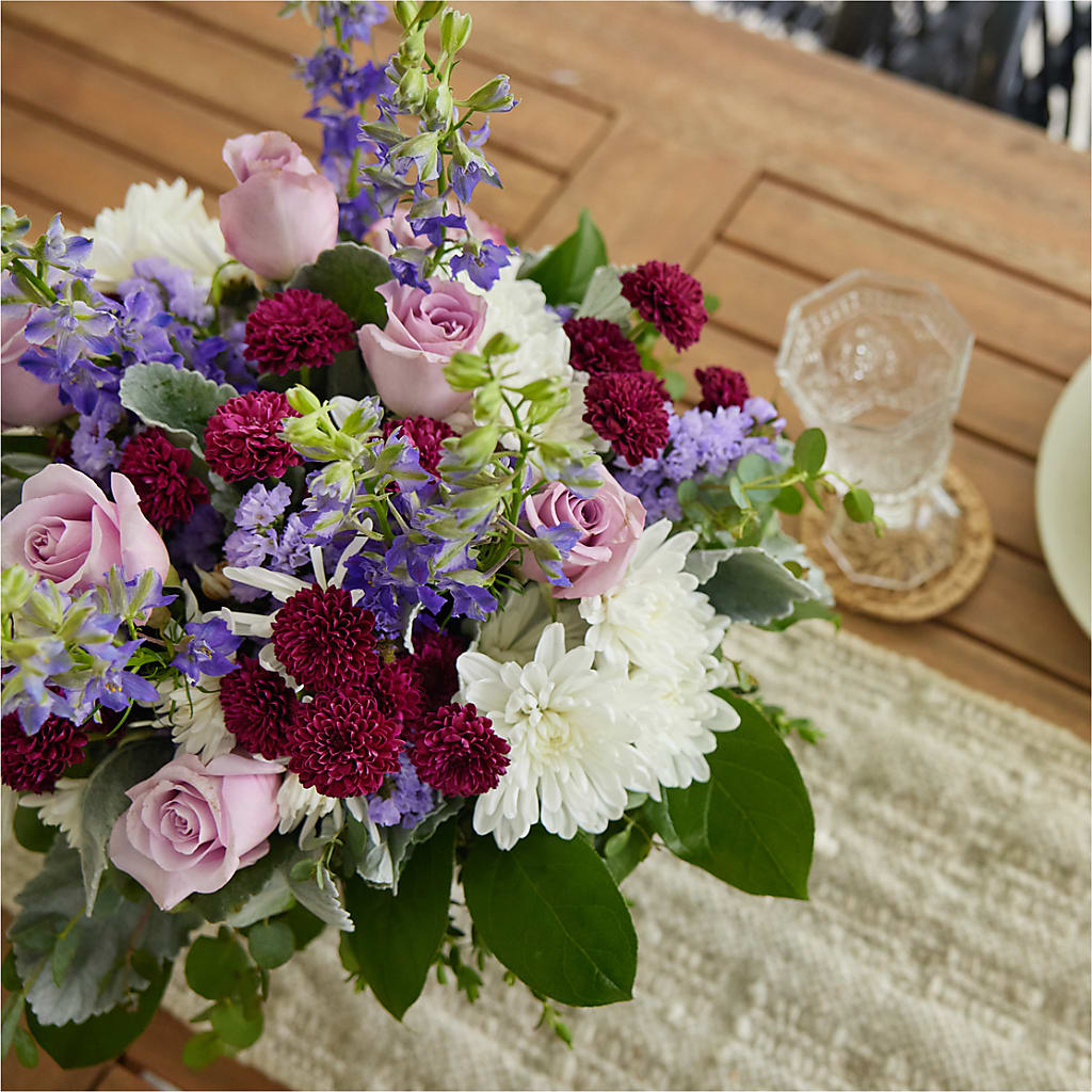 Violet Frost Bouquet – C & C SENSATIONS, Waynesboro VA