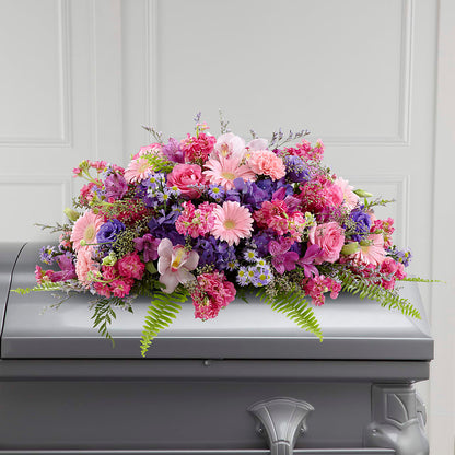 Glorious Garden Casket Spray – C & C SENSATIONS, Waynesboro VA