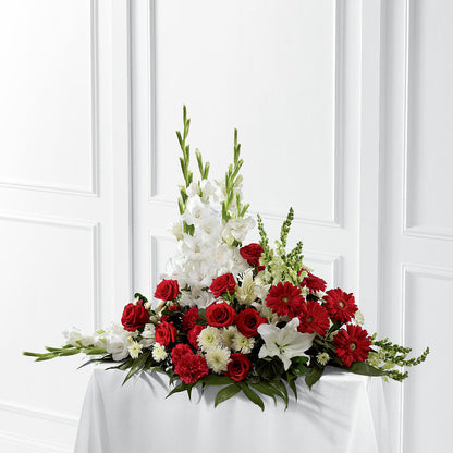 Crimson & White Arrangement – C & C SENSATIONS, Waynesboro VA