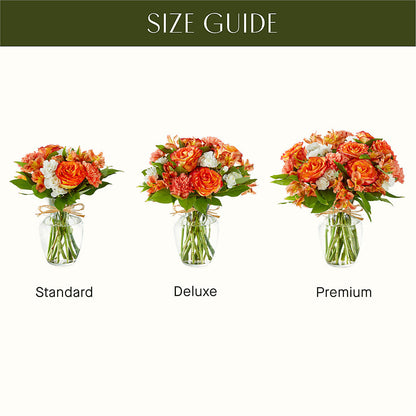 Apricot Glow Bouquet – C & C SENSATIONS, Waynesboro VA