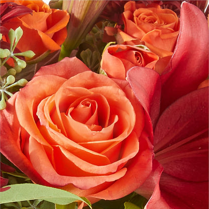 Crimson Leaves Bouquet – C & C SENSATIONS, Waynesboro VA