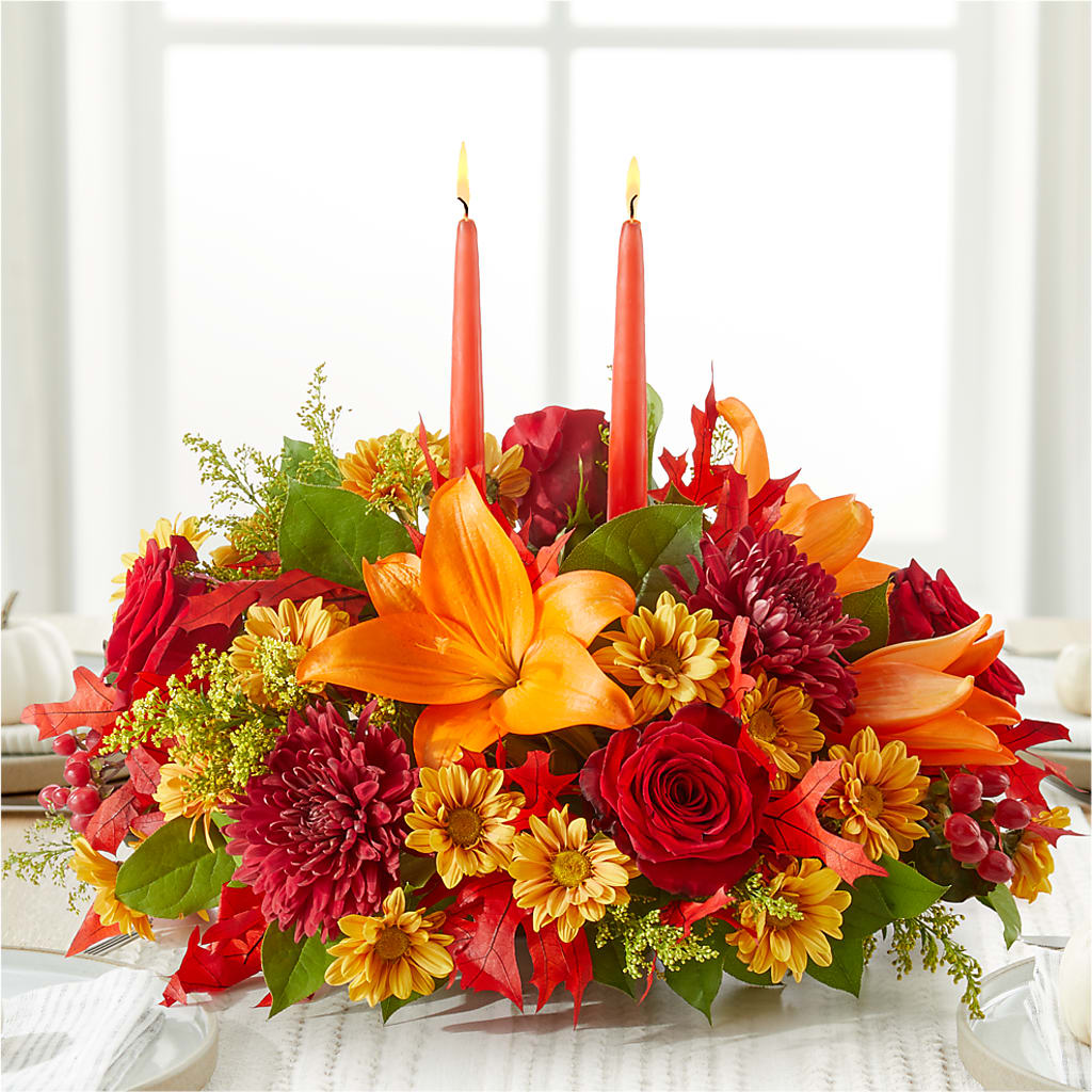 Autumn's Embrace Centerpiece – C & C SENSATIONS, Waynesboro VA