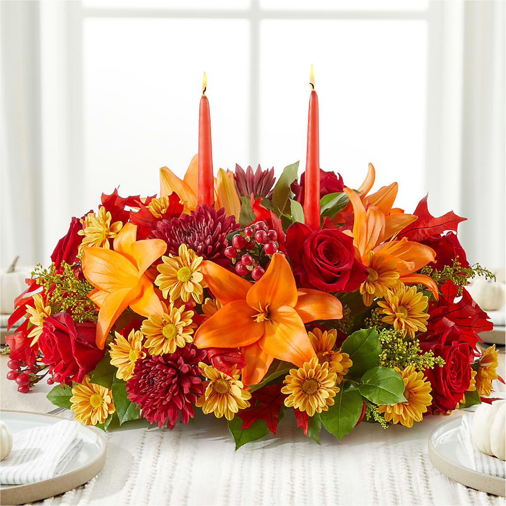 Autumn's Embrace Centerpiece – C & C SENSATIONS, Waynesboro VA
